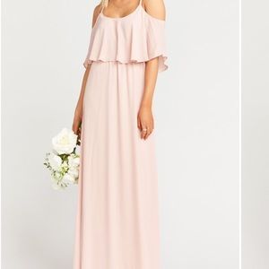 Caitlin ruffle maxi dress